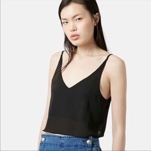 Topshop crop top! Super cute - like new! - US 2